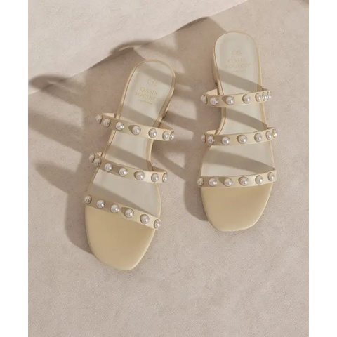 OASIS SOCIETY Valerie Pearl Flat Sandals Sandals