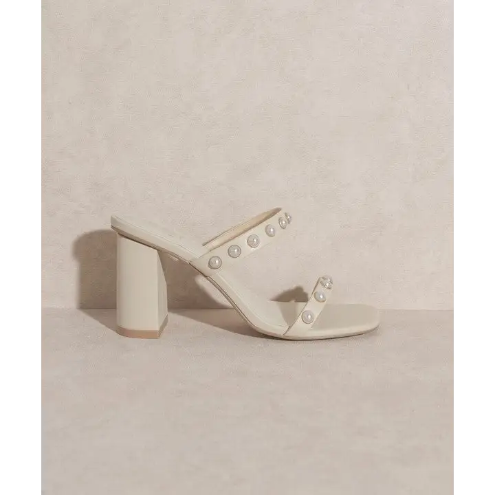 OASIS SOCIETY Victoria Pearl Strap Heel