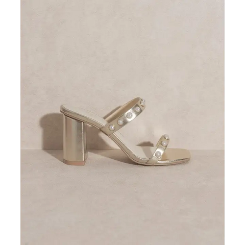 OASIS SOCIETY Victoria Pearl Strap Heel