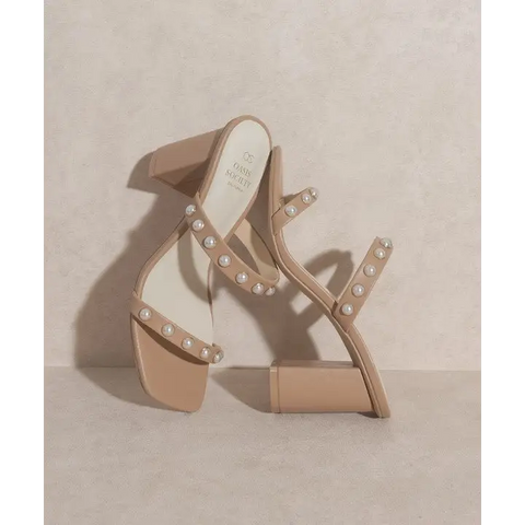 OASIS SOCIETY Victoria Pearl Strap Heel