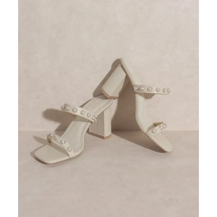 OASIS SOCIETY Victoria Pearl Strap Heel