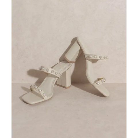 OASIS SOCIETY Victoria Pearl Strap Heel