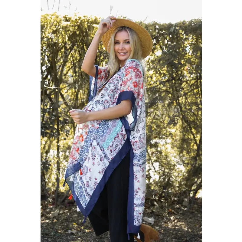 Paisley Floral Patchwork Kimono