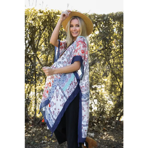 Paisley Floral Patchwork Kimono