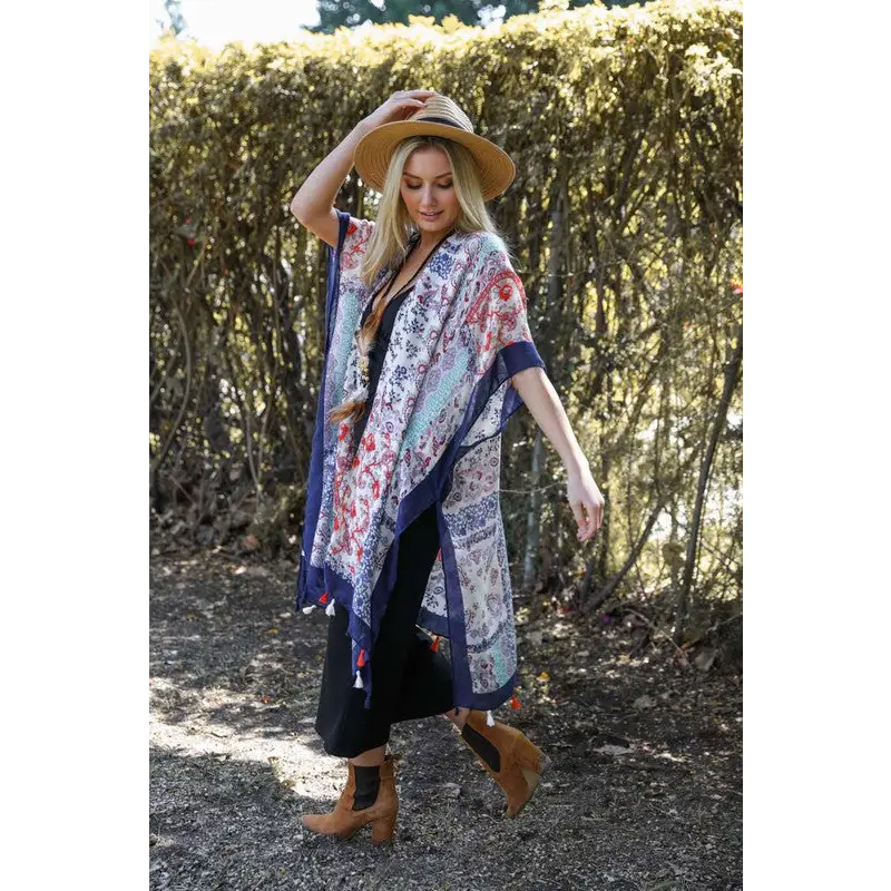 Paisley Floral Patchwork Kimono