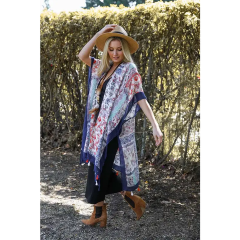 Paisley Floral Patchwork Kimono