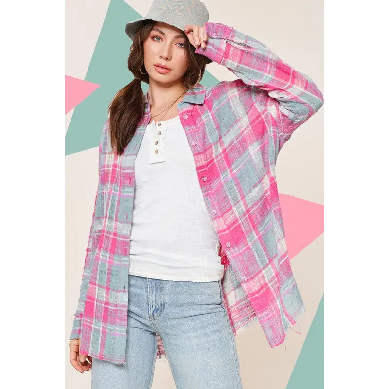 Peony Top PINK COMBO Shirt