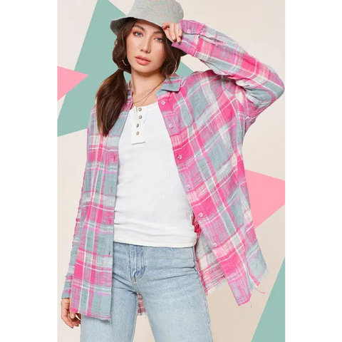 Peony Top PINK COMBO Shirt