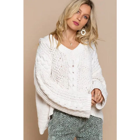 Twisted Knit Sweater Sweater