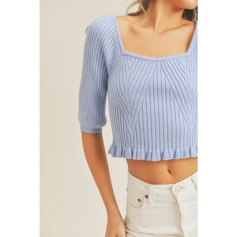 Rib Knit Top Top