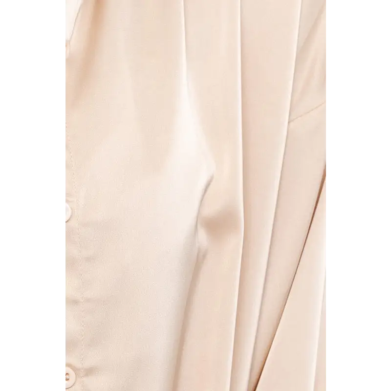 SATIN OVERSIZED SHIRT Top