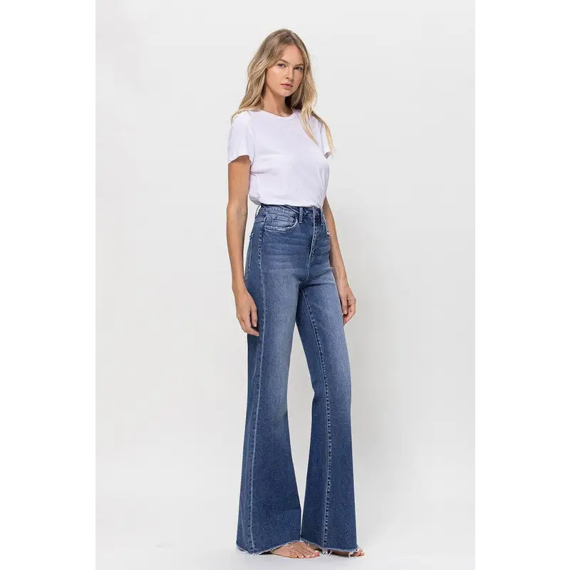 Super High Rise Relaxed Flare Jeans Jeans