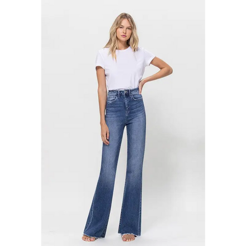 Super High Rise Relaxed Flare Jeans Jeans