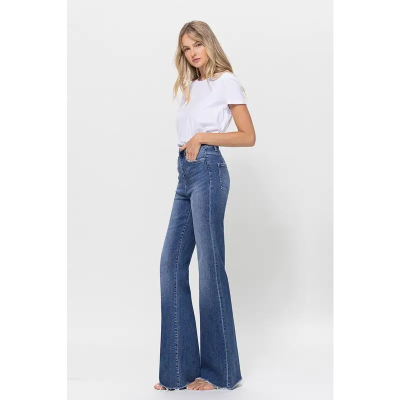 Super High Rise Relaxed Flare Jeans Jeans