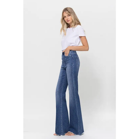 Super High Rise Relaxed Flare Jeans Jeans