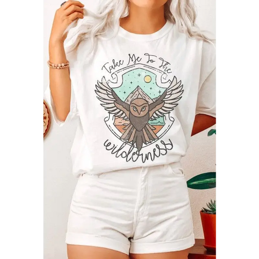 Take Me To The Wilderness Oversized Graphic Tee Graphic Tee
