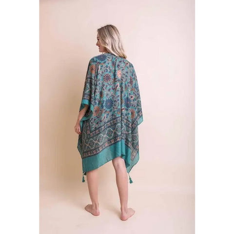 Touch of Morroco Tapestry Tassel Kimono