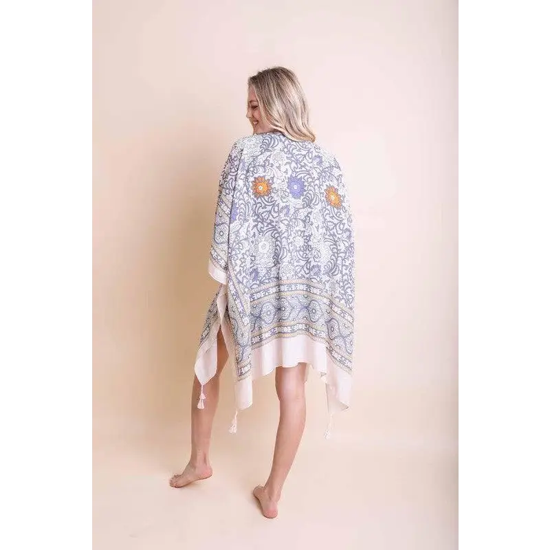 Touch of Morroco Tapestry Tassel Kimono