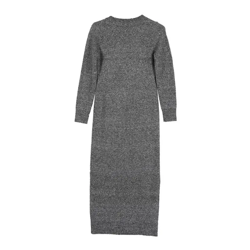 V neck sweater maxi dress Dress