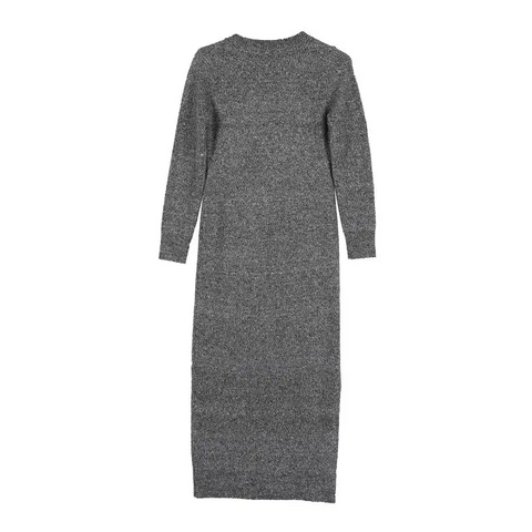 V neck sweater maxi dress Dress