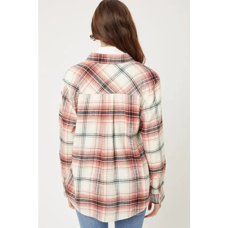 Women's Flannel Top Shirt