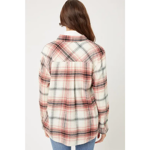 Women's Flannel Top Shirt