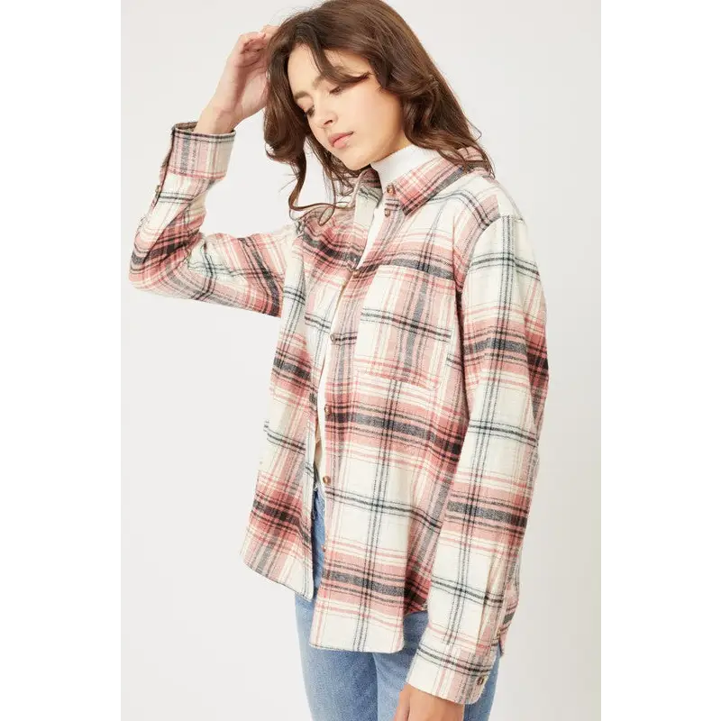 Women's Flannel Top Shirt