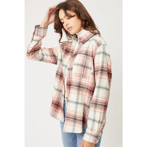 Women's Flannel Top Shirt