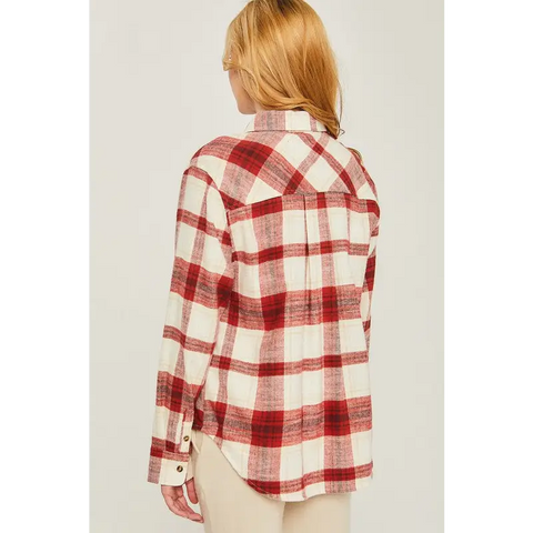 Women's Flannel Top Shirt